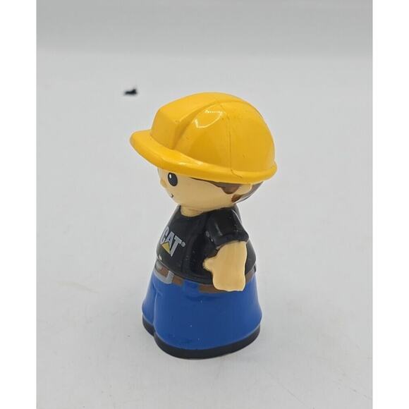 Vintage Mega Bloks CAT First Builders Construction Worker Crew Mini Figure Toy - Picture 2 of 5